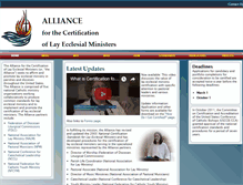 Tablet Screenshot of lemcertification.org
